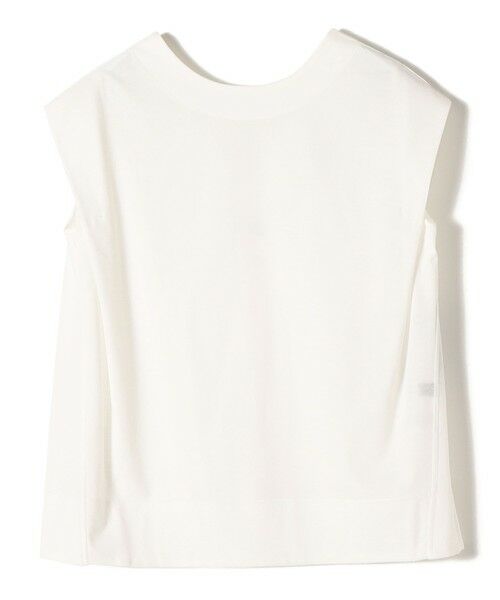 SHIPS / シップス カットソー | PrimaryNavyLabel:2WAYコットンクレアツイルノースリーブ | 詳細1