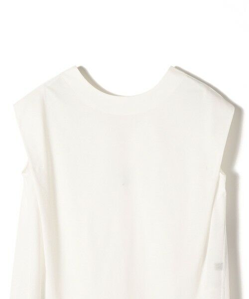 SHIPS / シップス カットソー | PrimaryNavyLabel:2WAYコットンクレアツイルノースリーブ | 詳細2