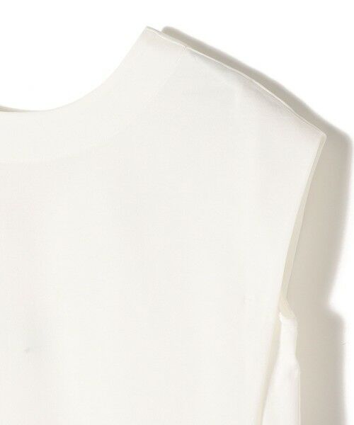SHIPS / シップス カットソー | PrimaryNavyLabel:2WAYコットンクレアツイルノースリーブ | 詳細3
