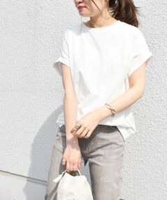 SHIPS / シップス カットソー | 〈汗染み防止/接触冷感〉 ニュアンスカラーノースリーブカット