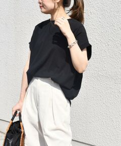 SHIPS / シップス カットソー | 〈汗染み防止/接触冷感〉 ニュアンスカラーノースリーブカット