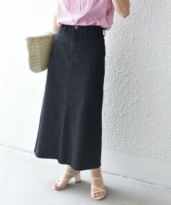 SHIPS / シップス デニムスカート | デニムロングスカート◇