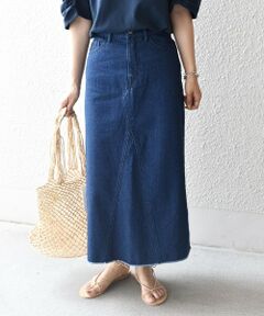 SHIPS / シップス デニムスカート | デニムロングスカート◇