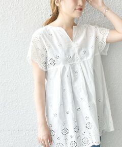 SHIPS / シップス シャツ・ブラウス | SHIPS any:〈ウォッシャブル〉スカラップ レース ブラウス