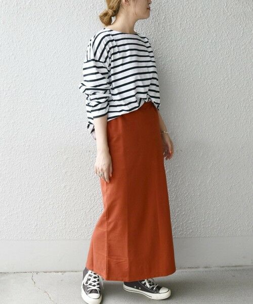 SHIPS for women / シップスウィメン カットソー | 【SHIPS any別注】Le minor: ボーダー ロングスリーブ TEE | 詳細12