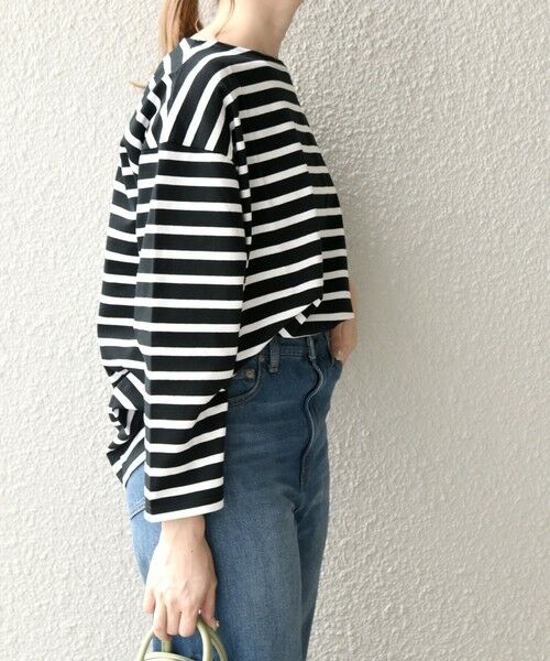 SHIPS for women / シップスウィメン カットソー | 【SHIPS any別注】Le minor: ボーダー ロングスリーブ TEE | 詳細20
