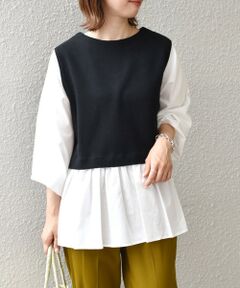 【WEB限定】〈手洗い可能〉コンビ2WAYロングスリーブブラウス◇