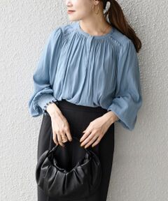 SHIPS / シップス シャツ・ブラウス | 〈手洗い可能〉カッセンカフシャーリングピコブラウス◇