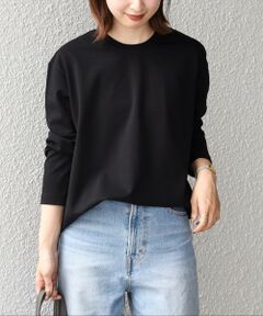 【WEB限定】カットオフラウンドへムロングスリーブTEE◇