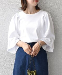 SHIPS / シップス カットソー | タックワイドスリーブプルオーバー◇