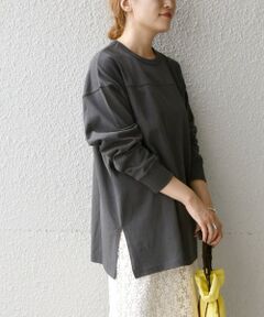 SHIPS / シップス カットソー | SHIPS any:〈ウォッシャブル〉フットボール ロングスリーブ TEE