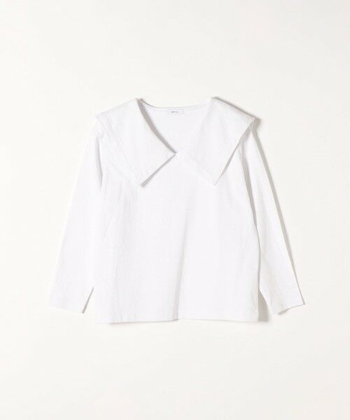 SHIPS / シップス カットソー | SHIPS any:〈ウォッシャブル〉ビックカラー ロングスリーブ TEE | 詳細1