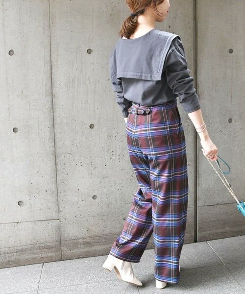 SHIPS / シップス カットソー | SHIPS any:〈ウォッシャブル〉ビックカラー ロングスリーブ TEE | 詳細19