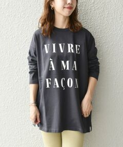 SHIPS any:〈ウォッシャブル〉COMFY ロゴ ロングスリーブ TEE