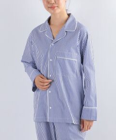 SHIPS any & cozy: オープンカラーパジャマシャツ<WOMEN>