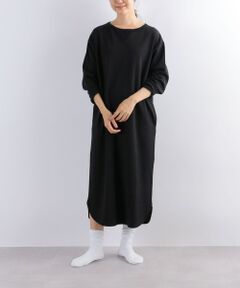 SHIPS any & cozy:スウェット ロングワンピース