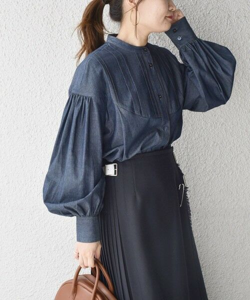 SHIPS / シップス シャツ・ブラウス | MIRKO BERTOLA:切替ピンタックシャツ | 詳細11