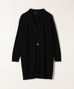 SHIPS / シップス カーディガン・ボレロ | Primary NavyLabel:〈手洗い可能〉ウールジャージーロングカーディガン