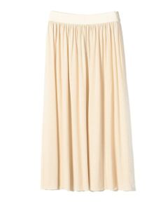 SHIPS / シップス ミニ・ひざ丈スカート | Primary NavyLabel:〈手洗い可能〉ホワイトウールジャージースカート