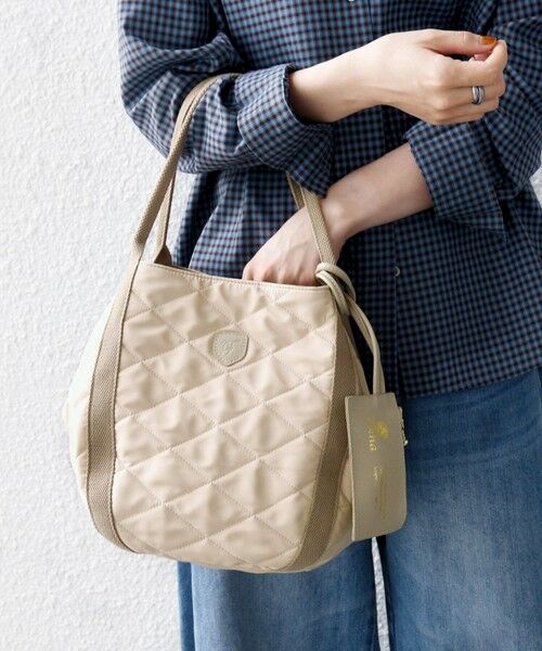 SHIPS / シップス トートバッグ | 《一部追加予約》【WEB限定/SHIPS any別注】Folna: 2WAY キルティング バッグ（オフホワイト）