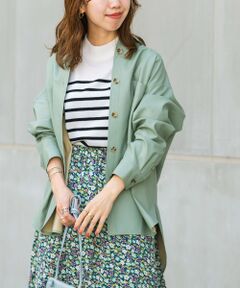 SHIPS / シップス シャツ・ブラウス | SHIPS any: BARTOLOZZI フェイク レザー オーバー シャツ