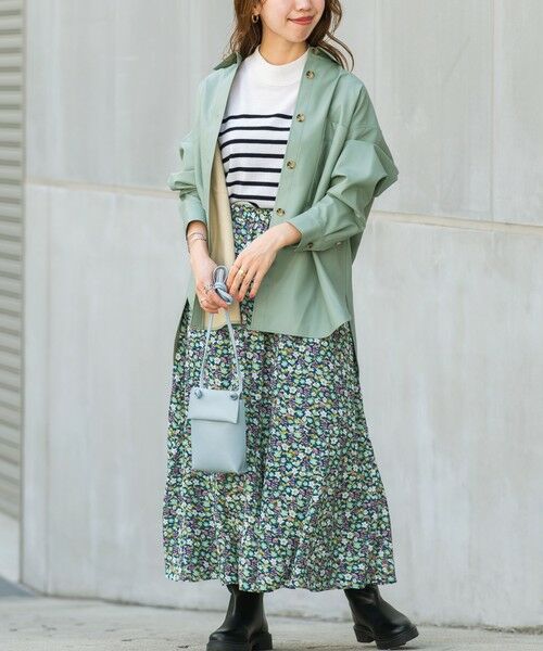 SHIPS / シップス シャツ・ブラウス | SHIPS any: BARTOLOZZI フェイク レザー オーバー シャツ | 詳細17