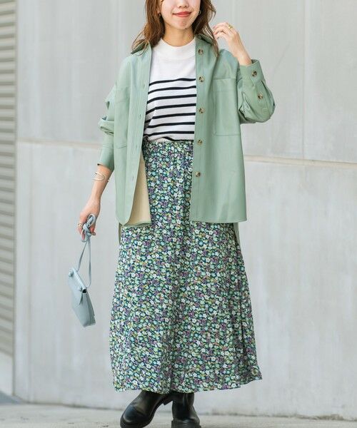 SHIPS / シップス シャツ・ブラウス | SHIPS any: BARTOLOZZI フェイク レザー オーバー シャツ | 詳細19