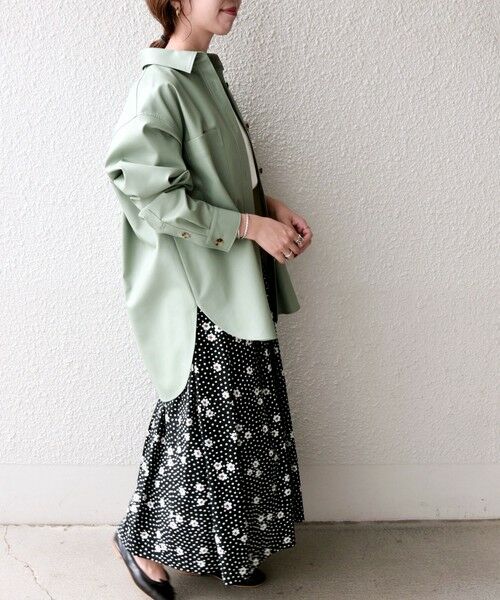 SHIPS / シップス シャツ・ブラウス | SHIPS any: BARTOLOZZI フェイク レザー オーバー シャツ | 詳細26