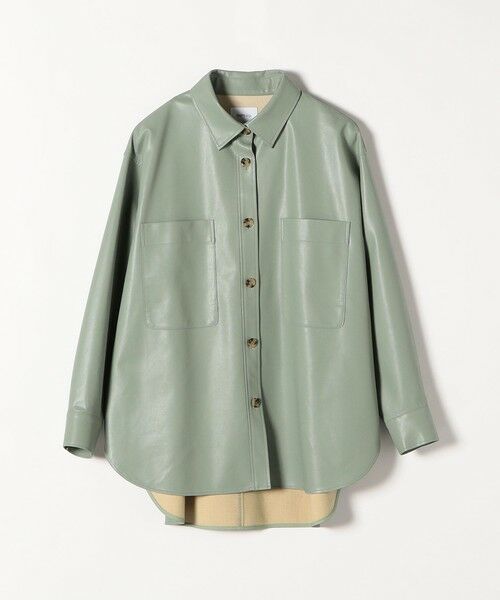 SHIPS / シップス シャツ・ブラウス | SHIPS any: BARTOLOZZI フェイク レザー オーバー シャツ | 詳細13