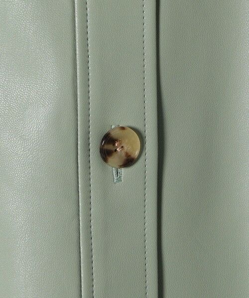 SHIPS / シップス シャツ・ブラウス | SHIPS any: BARTOLOZZI フェイク レザー オーバー シャツ | 詳細14