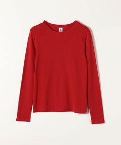 PETIT BATEAU:ロングスリーブ クルーネックTシャツ