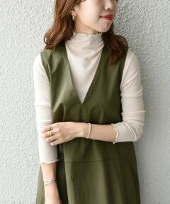 SHIPS / シップス カットソー | SHIPS any:〈ウォッシャブル〉デリケート リブタートルプルオーバー2