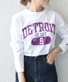 Champion: カレッジ ロゴ ロングスリーブTシャツ