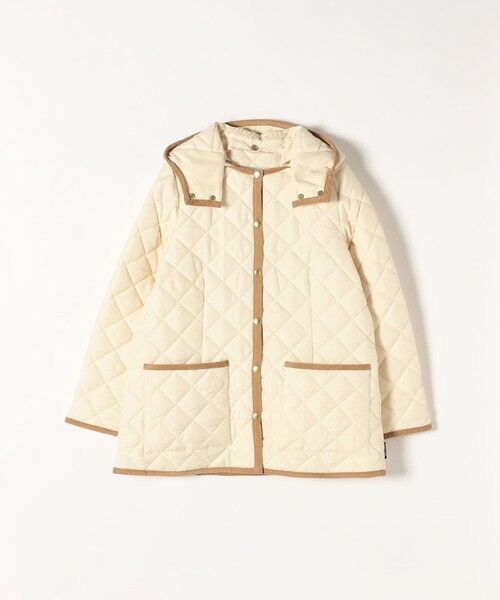 SHIPS for women / シップスウィメン その他アウター | 【SHIPS any別注】Traditional Weatherwear: ARKLEY フード ノーカラー ミディ キルティング コート | 詳細1