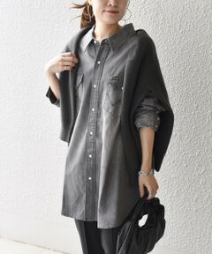 【SHIPS別注】Wrangler:〈手洗い可能〉ウエスタンビッグシャツ2◇