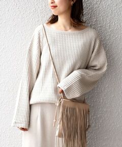 【WEB限定】ビッグワッフルベーシックカットソー◇