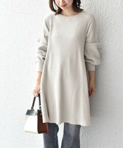 【WEB限定】ビッグワッフルAラインロングスリーブ◇