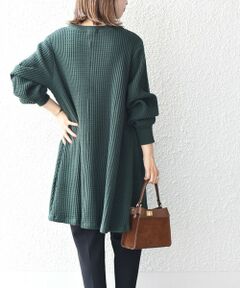 SHIPS / シップス カットソー | 【WEB限定】ビッグワッフルAラインロングスリーブ◇