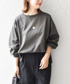 SHIPS / シップス カットソー | ボリュームスリーブプルオーバー◇