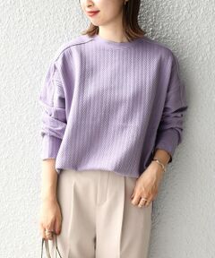 SHIPS / シップス その他トップス | ヘリンボーンバックショルダー切替プルオーバー