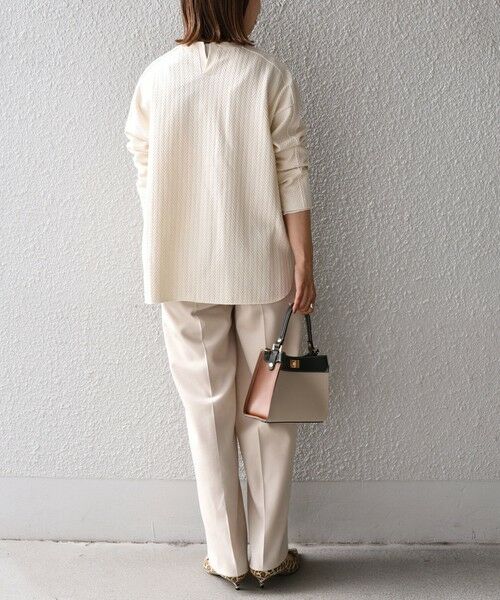 SHIPS / シップス その他トップス | ヘリンボーンバックショルダー切替プルオーバー | 詳細14