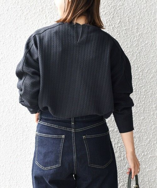 SHIPS / シップス その他トップス | ヘリンボーンバックショルダー切替プルオーバー | 詳細20