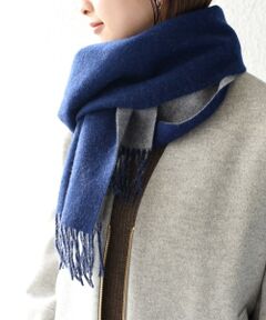 SHIPS / シップス マフラー・ショール・スヌード・ストール | ソリッドカシミヤリバーシブルマフラー◇