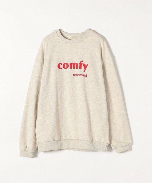 SHIPS for women / シップスウィメン カットソー | 【SHIPS any別注】MONMIMI:〈ウォッシャブル〉comfyプリント スウェット | 詳細1