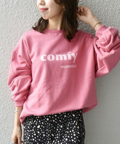 SHIPS for women / シップスウィメン カットソー | 【SHIPS any別注】MONMIMI:〈ウォッシャブル〉comfyプリント スウェット | 詳細20