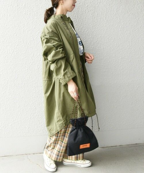 SHIPS for women / シップスウィメン ミリタリージャケット・コート | ARMY TWILL SANFORIZED: フィッシュテール コート | 詳細19