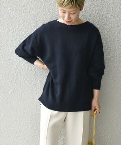 SHIPS / シップス ニット・セーター | SHIPS any: ファーリー ニット ボートネック プルオーバー