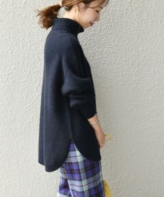 SHIPS / シップス ニット・セーター | SHIPS any: ファーリー ニット ラウンドヘム タートルネック プルオーバー