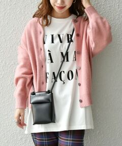 SHIPS / シップス カーディガン・ボレロ | SHIPS any: ファーリー ニット タック パフスリーブ カーディガン