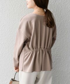 SHIPS / シップス カットソー | ブークレギャザー2WAYプルオーバー